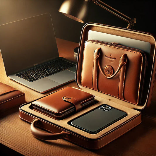 Cuir et technologie : comment allier tradition et modernité avec des étuis pour PC et smartphones ?