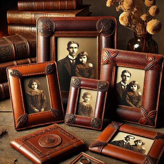 Cuir et nostalgie : quand le cadre photo devient un héritage familial