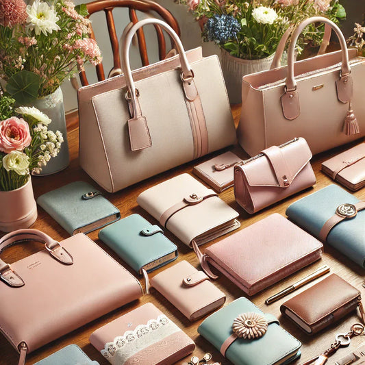 Le charme des accessoires en cuir pastel pour un printemps tout en douceur