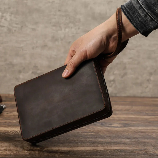 Boîte de rangement en cuir pour bracelets de montre personnalisable