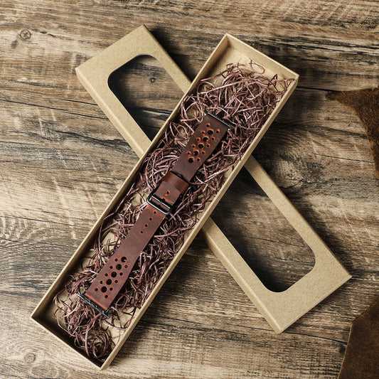 Bracelet en cuir personnalisable pour Apple Watch