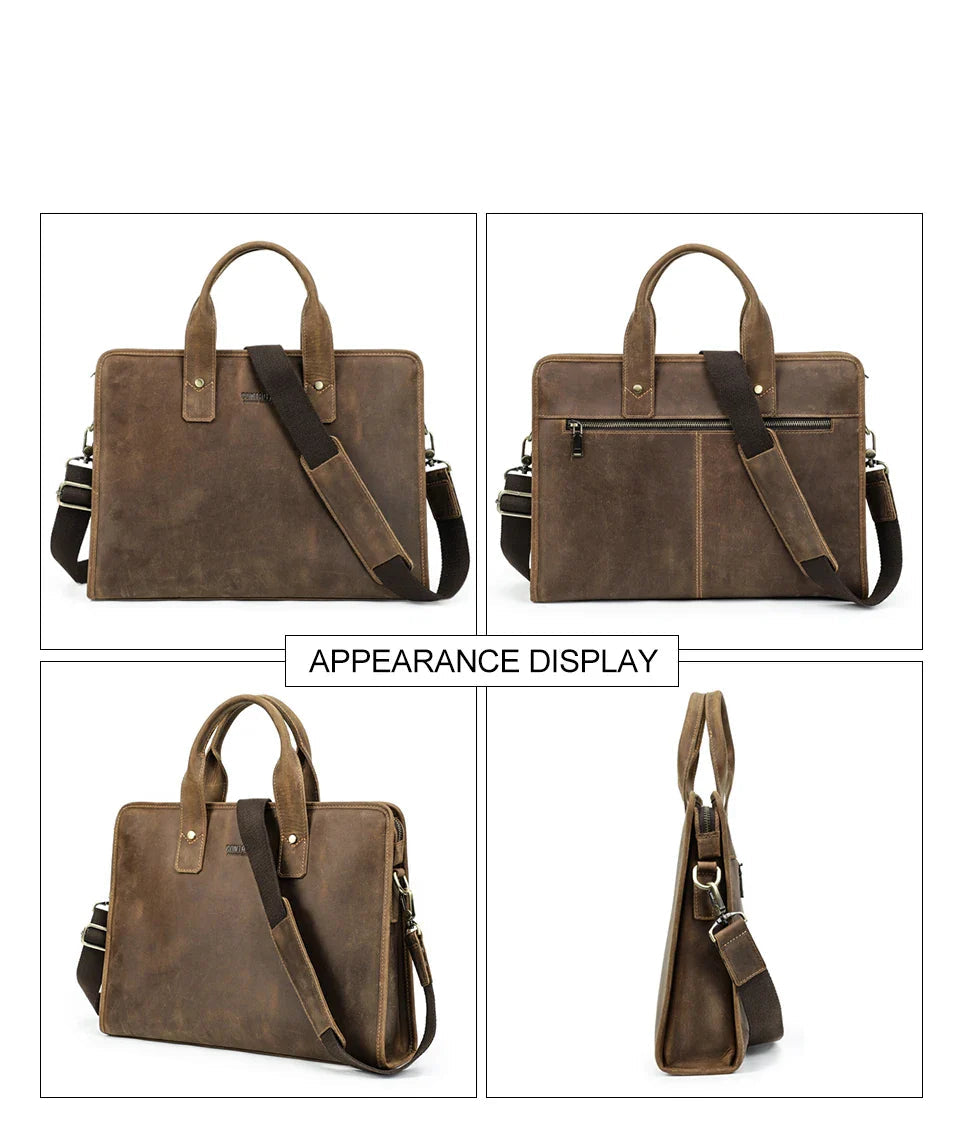 Sac en cuir pour MacBook Pro et MacBook Air 13-14 pouces personnalisable