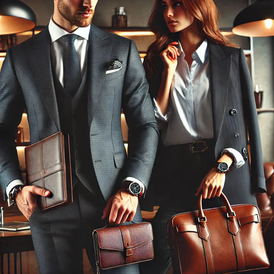 Comment associer ses accessoires en cuir avec une tenue professionnelle ?