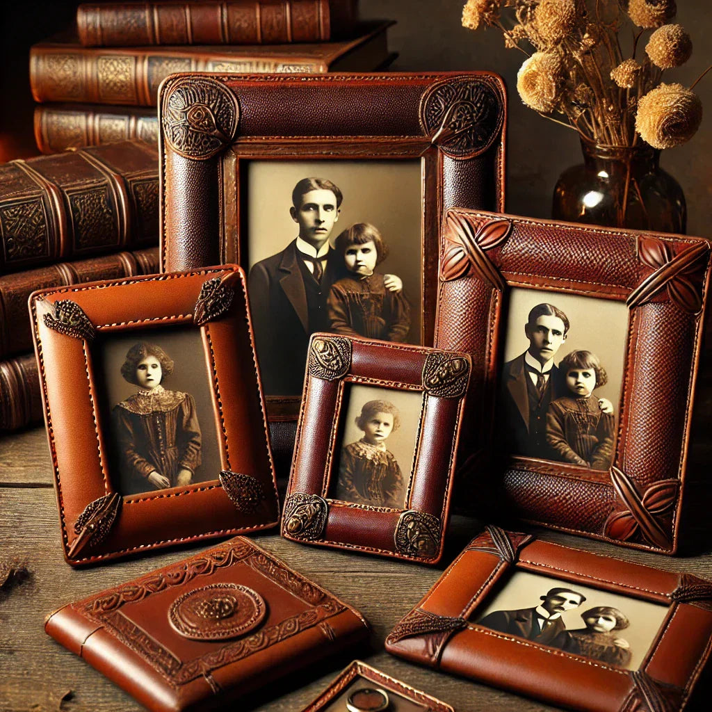 Cuir et nostalgie : quand le cadre photo devient un héritage familial