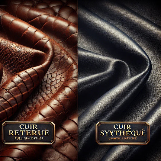 Cuir véritable vs cuir synthétique : comment reconnaître la qualité ?