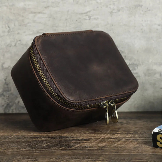 Boîte de rangement en cuir pour montre et bijoux 2