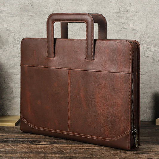 Housse pour ordinateur portable en cuir personnalisable – Pochette portable pour MacBook et iPad