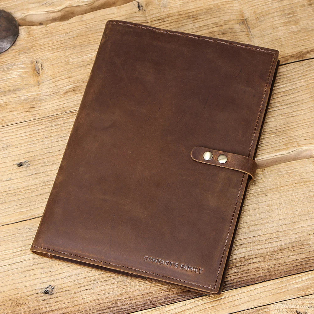 Porte-documents avec Étui iPad et Porte-Stylos en Cuir image3