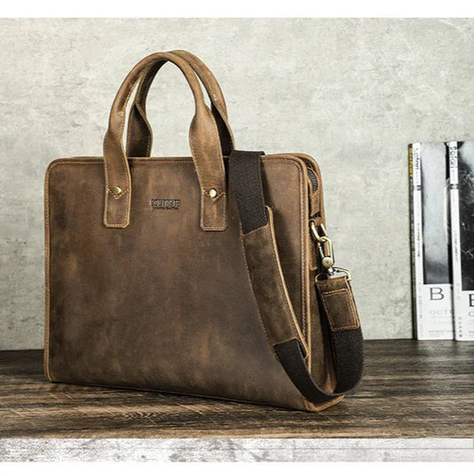 Sac en cuir pour MacBook Pro et MacBook Air 13-14 pouces – personnalisable