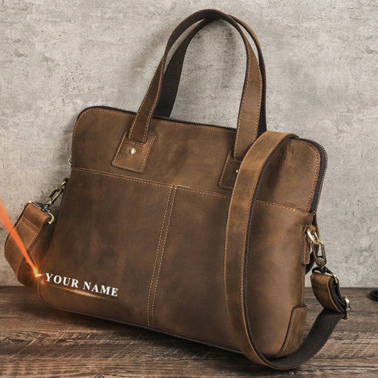 Sacoche Macbook en cuir personnalisable Nomad – 13" et 16"