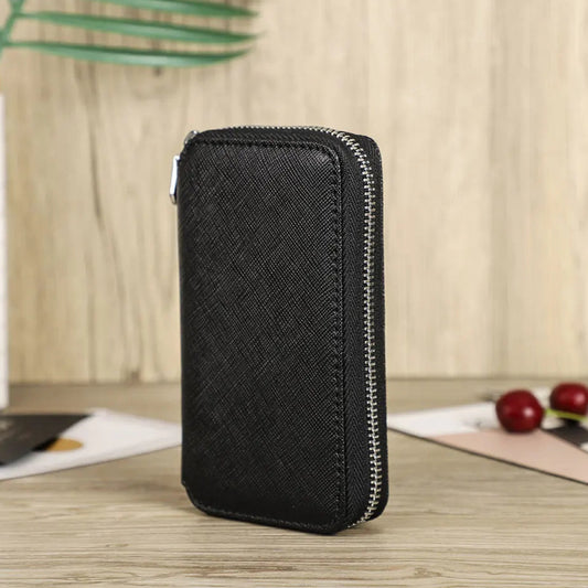 Étui de voyage personnalisable en cuir – Porte-montres 2 places