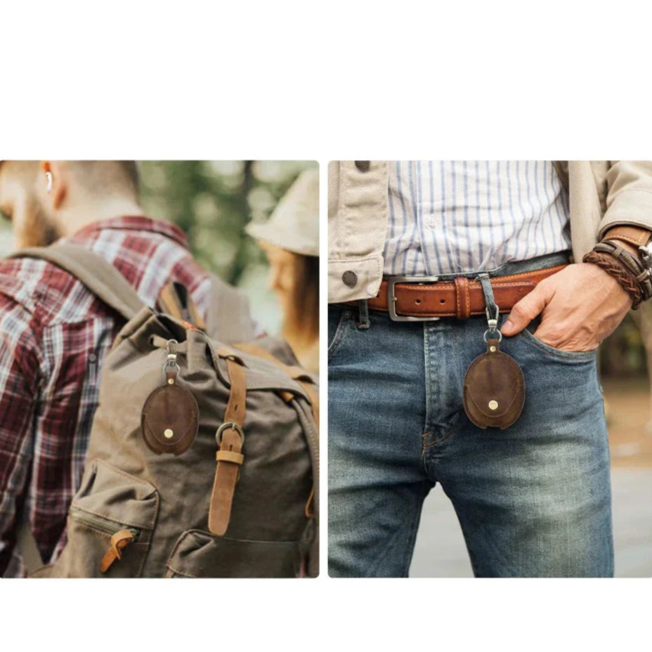 Étui en Cuir pour Huawei FreeBuds 5 café